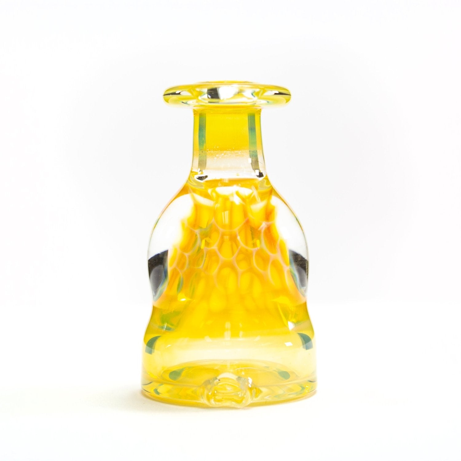 Catfish Glass Fumed Lip Honeycomb Dry Top CAF20 Vaporizer Attachments | Planet Caravan